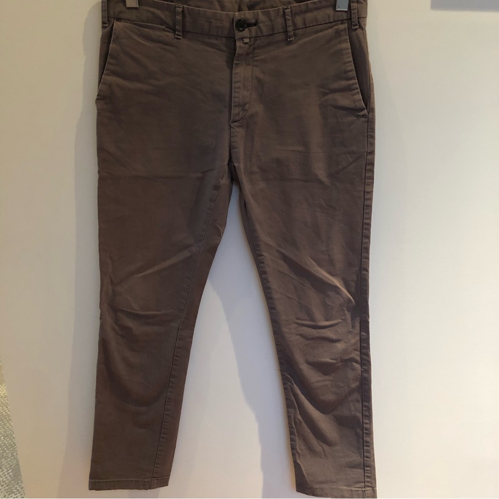 Zara Taupe Brown Mens Chino pant size 32 waist